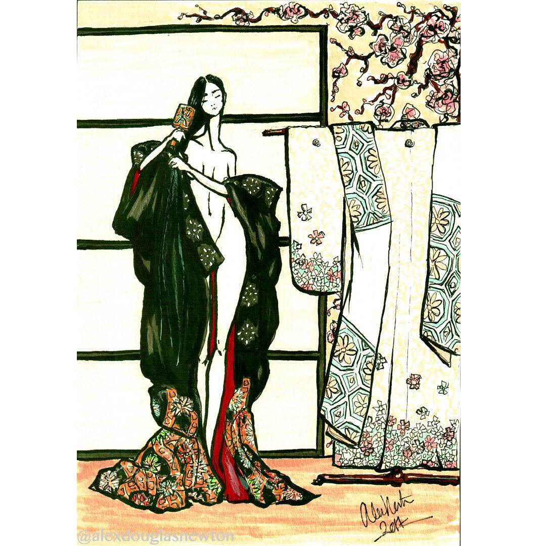 Customer wearing Sumo Vintage